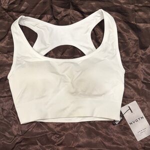 NVGTN Cream Sports Bra